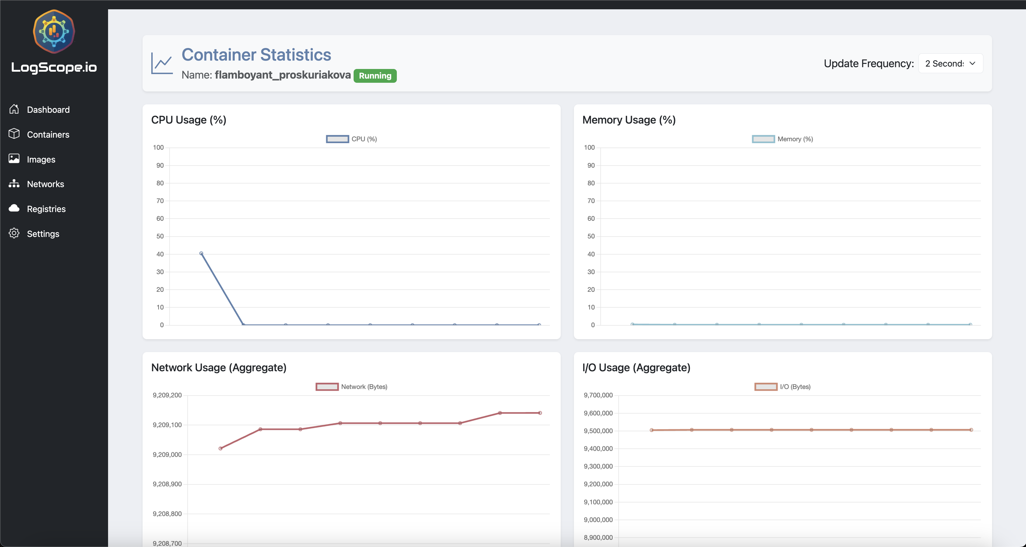 Containers Screenshot